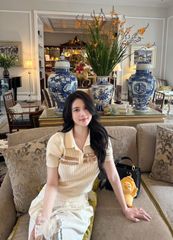 Áo Len Viền Màu Cổ SM