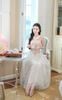 Đầm Lưới Cột Yếm Kèm Charm