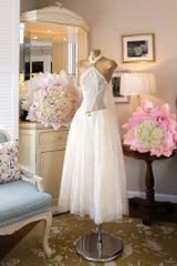 Đầm Lưới Cột Yếm Kèm Charm