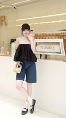 Áo Ống Hở Lưng Đính Nơ Sau