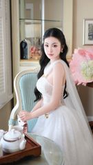 Đầm Lưới Cột Yếm Kèm Charm
