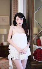 Đầm Ống Voan Tầng Viền Đá