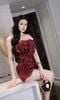 Đầm Voan Hoa Lượn Sóng