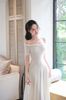 Đầm Len Xoắn Bẹt Vai