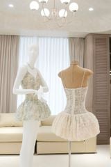 Đầm 2S Nền Hoa Tùng Bí