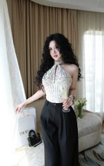 Áo Yếm Ren Nền Hoa