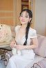 Đầm Lụa Suông Cổ V