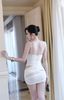 Đầm Thun Khoét Lưới