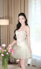 Đầm Lưới Ren Kết Nơ