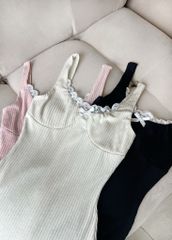 Đầm Thun Phối Ren Kèm SM