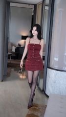 Set Nút Dạ Viền Dây Xích