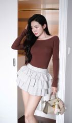 Bodysuit Thun Trơn TD Hở Lưng