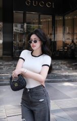 Áo Thun Trơn Viền Màu