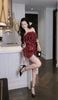 Đầm Voan Hoa Lượn Sóng