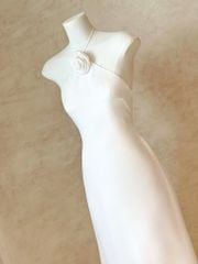 Maxi Yếm Lụa Kèm Hoa