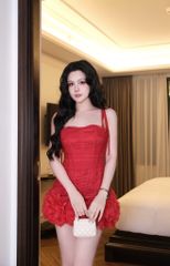 Đầm 2S Lưới Kết Hoa