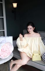 Set Bí Bẹt Vai Đính Ngọc Châu
