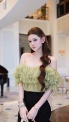 Áo Ren Tầng Bẹt Vai