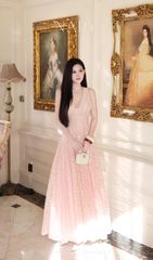 Đầm Ren Cổ V Sn
