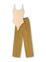 Set  Quần Ống Rộng + Áo Bodysuit