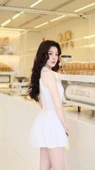 Đầm Xòe Cổ SM Kèm Charm