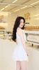 Đầm Xòe Cổ SM Kèm Charm