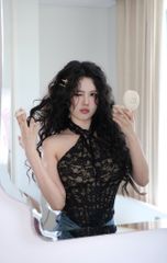 Áo Yếm Ren Nền Hoa