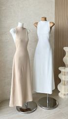 Đầm Thun Xoắn Hở Lưng