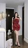 Đầm Voan Hoa Lượn Sóng