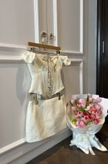 Set Áo Đan Dây Tà Nhọn