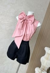 Áo Babydoll Cột Nơ Sau SN