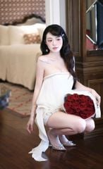 Đầm Ống Voan Tầng Viền Đá