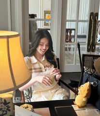 Áo Len Viền Màu Cổ SM