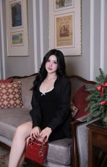 Đầm Thun Phối Ren Kèm SM