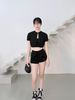 Set Áo Croptop + Quần Kim Sa