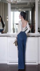 Bodysuit Thun Trơn TD Hở Lưng