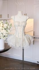 Đầm Lưới Xòe Tầng 5M