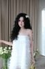 Đầm Babydoll Tầng Viền Đá