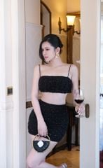 Set Lưới Đính Đá