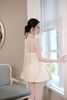 Đầm Yếm Lưới Nền Hoa