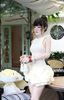 Đầm Ren Hở Lưng Tùng Bí