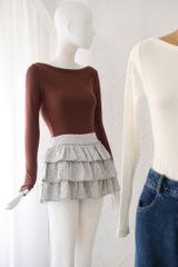 Bodysuit Thun Trơn TD Hở Lưng