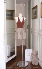 Quần Short Họa Tiết Kèm Dây