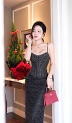 Đầm Ren 2S Nền Hoa