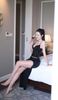 Đầm Kim Sa Xẻ 1 Bên Viền Đá