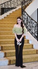 Áo Ren Tầng Bẹt Vai