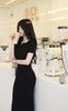 Đầm Thun Viền Bèo Tay Con