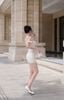 Set Áo Đan Dây Tà Nhọn