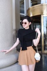 Áo Cổ Lọ Dây Choàng Vai