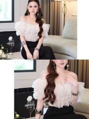 Áo Ren Tầng Bẹt Vai